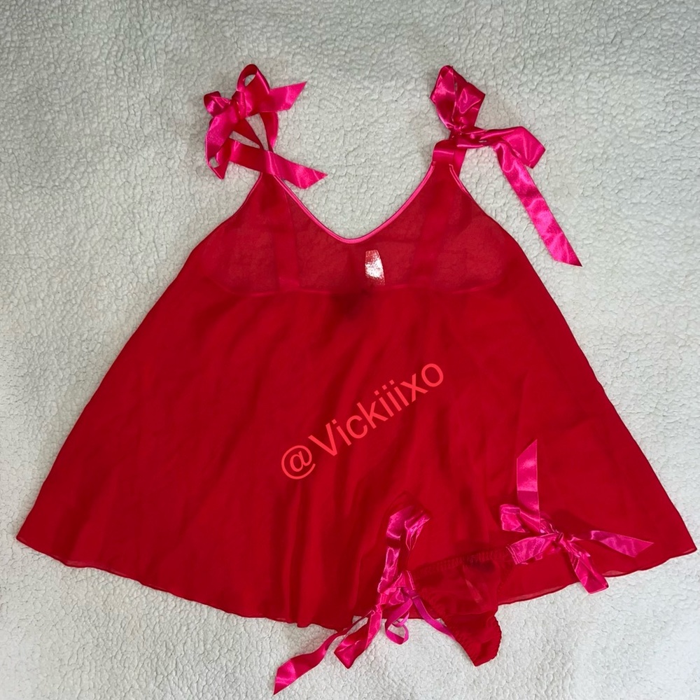 Victoria’s Secret babydoll panty set.